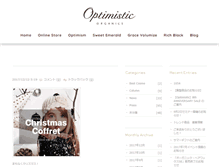 Tablet Screenshot of blog.optimistic-organics.com